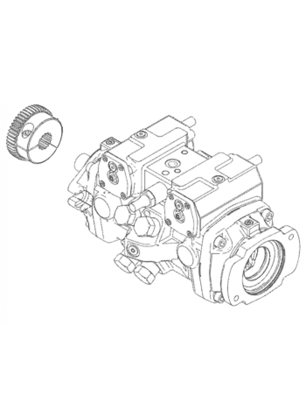 218-6927-1000x1340 Гидронасос Caterpillar 218-6927 — изображение 1